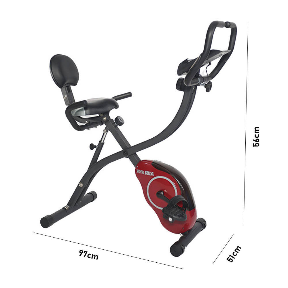 Zaap fitness folding discount recumbent upright exercise bike