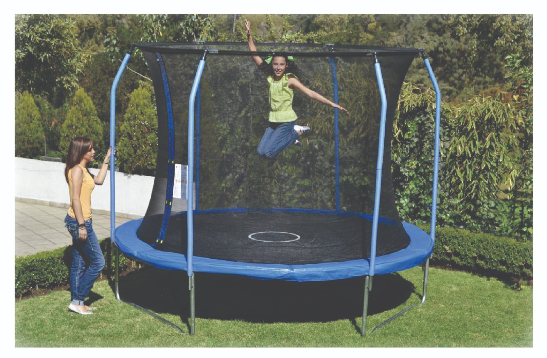 Large best sale size trampoline