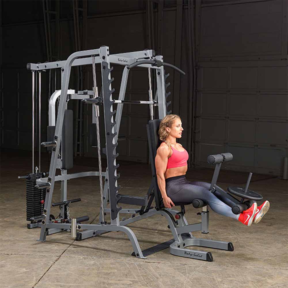 Smith machine with cheap weights