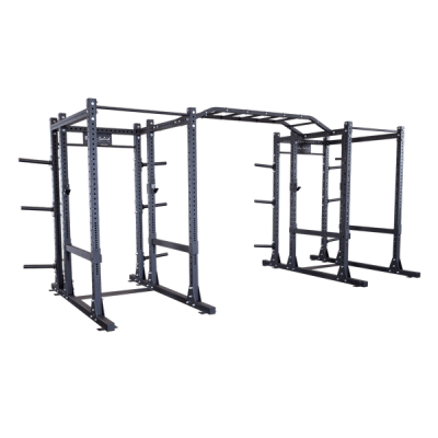 Body Solid COMMERCIAL EXTENDED DOUBLE POWER RACK PACKAGE