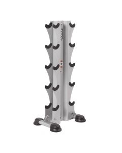 Hoist Fitness HF-5459 5 PAIR VERTICAL DUMBBELL RACK (DUMBBELLS NOT INCLUDED)
